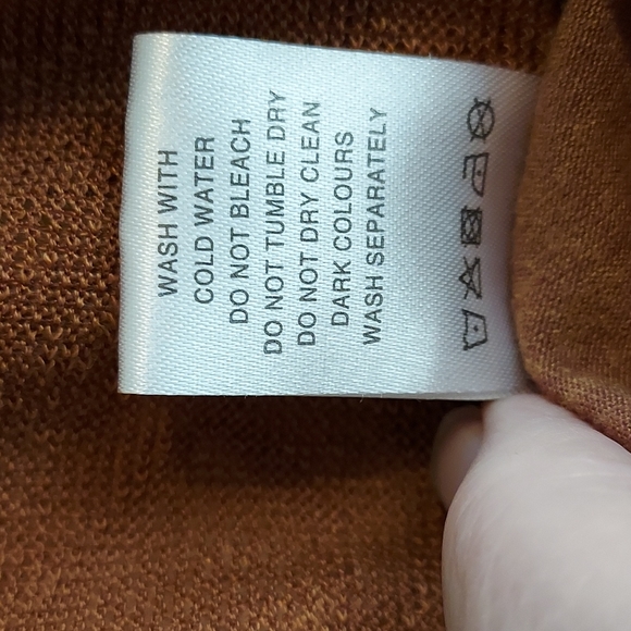 NWOT patterned brown tunic top/dress from Aster by Firmiana, size 3X - Picture 8 of 8